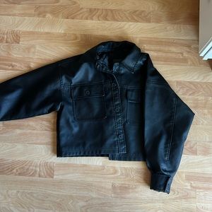 Faux Leather Jacket Size XS